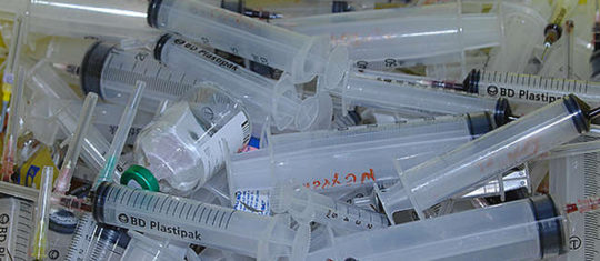 élimination des déchets à risques infectieux