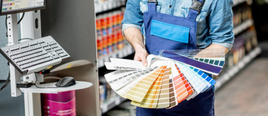 magasin de peinture