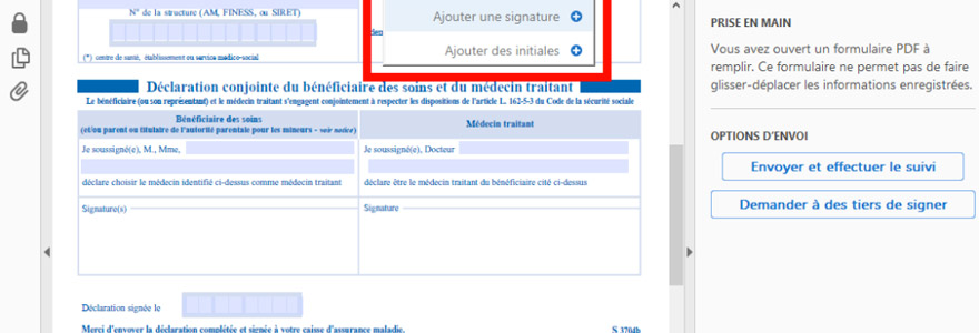 signature électronique d’un pdf