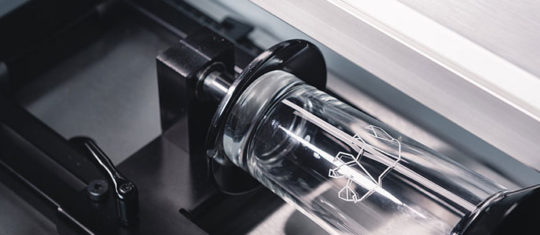 marquage laser sur Verre