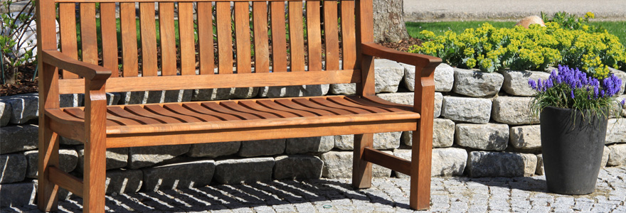 banc de jardin en teck